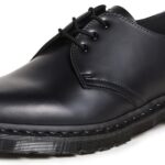 Chaussures Dr Martens 1461 Oxford Noir Cuir Lisse Mixte-0