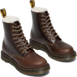 Bottes Dr Martens 1460 Serena Faux Fur Femme Cuir Orleans-0