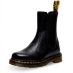 Bottes Chelsea Dr Martens 2976 Femme Cuir Nappa Noir