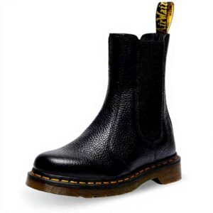 Bottes Chelsea Dr Martens 2976 Femme Cuir Nappa Noir