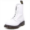 Bottes Dr Martens 8 Eye Boot femme cuir blanc Virginia