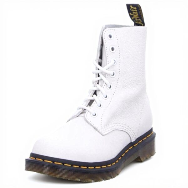 Bottes Dr Martens 8 Eye Boot femme cuir blanc Virginia