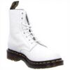 Bottes Dr Martens 8 Eye Boot femme cuir blanc Virginia