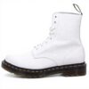 Bottes Dr Martens 8 Eye Boot femme cuir blanc Virginia