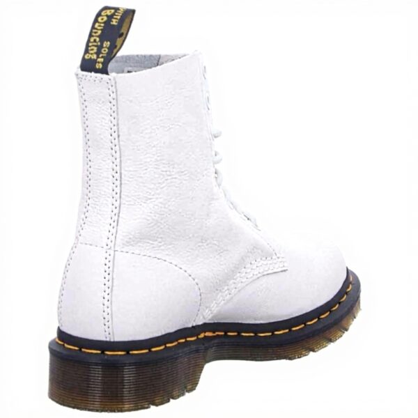 Bottes Dr Martens 8 Eye Boot femme cuir blanc Virginia