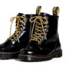Dr Martens Rangers Boots Women Black Buttero Leather 8 Eye