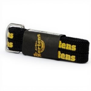Lacets Dr Martens Noir Jaune Logo Accessoires Chaussures