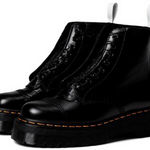 Bottes Dr Martens Sinclair Noir Cuir Femme Bottines