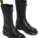 Bottes d'hiver Dr Martens Bovver Femme Noir cuir-0