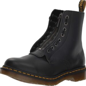 Dr Martens Bovver bottes hiver femme cuir nappa fermeture-0