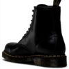 Bottes Dr Martens Femme 1460 Noir Verni Cuir Lisse