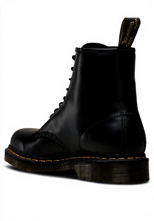 Bottes Dr Martens Femme 1460 Noir Verni Cuir Lisse