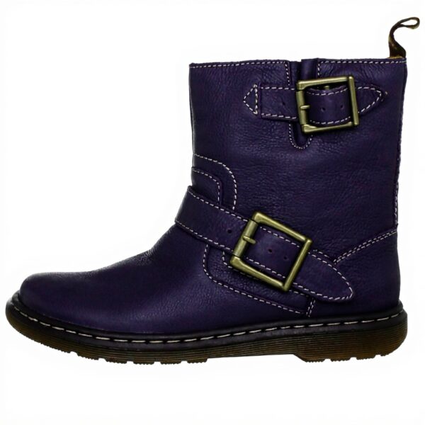 Dr Martens Gayle Broadway Bottes femme cuir violet talon