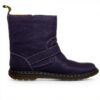 Dr Martens Gayle Broadway Bottes femme cuir violet talon