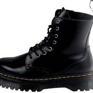 Bottes Dr Martens Jadon cuir brossé noir femme chaussures