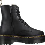 Dr Martens Jadon Fl Pisa Black Boots Women 44 EU-1