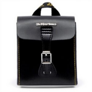 Sac à dos Dr Martens Mixte Box Backpack cuir rigide noir