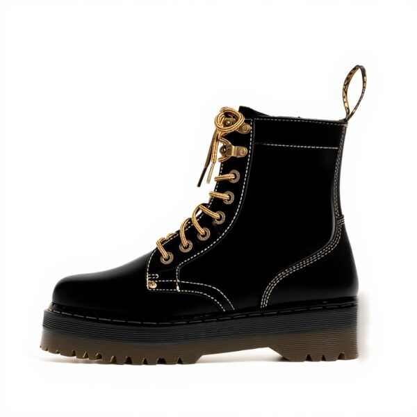 Bottes Dr Martens Jadon Arc Marron Femme Cuir Lisse