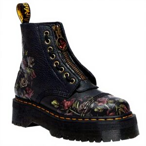 Bottes Dr Martens Sinclair Decayed Roses cuir nappa femme