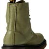 Bottes Dr Martens 1460 Pascal Virginia Vert Femme Cuir