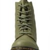 Bottes Dr Martens 1460 Pascal Virginia Vert Femme Cuir