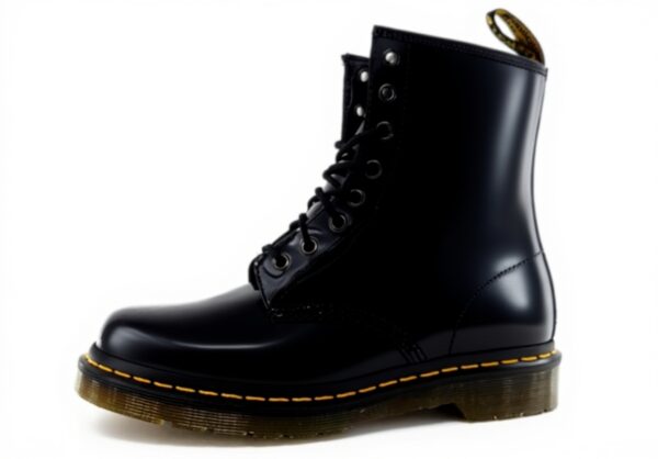 Dr Martens 1460 W Bottes femme Noir semelle coussin dair
