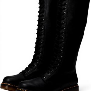 Bottes Dr Martens 1B60 cuir nappa noir femme