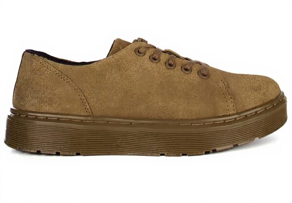 Bottes Dr Martens Homme Cuir Suédé Olive Robustes