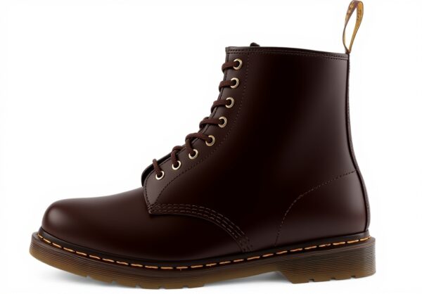 Dr Martens Rangers Femme Bottes Cuir 8 œillets Gaucho Brun