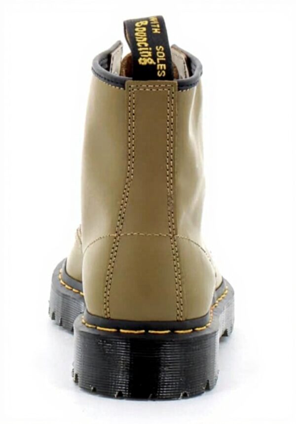 Bottes Dr Martens 1460 Kaki cuir femme chaussures