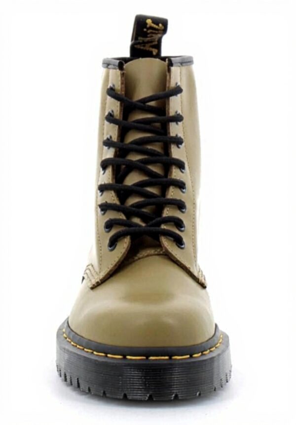 Bottes Dr Martens 1460 Kaki cuir femme chaussures
