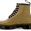 Bottes Dr Martens 1460 Kaki cuir femme chaussures