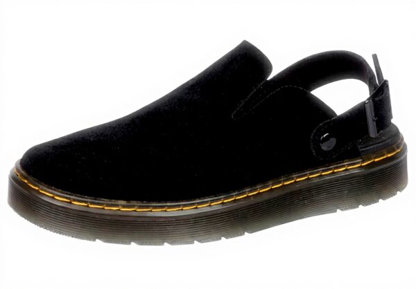 Dr Martens Carlson Mule Homme Noir Suede Confortable