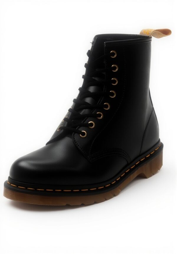 Bottes vegan Dr Martens 1460 noir mixte adulte