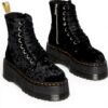 Bottes Dr Martens Vegan Jadon Max Noir femme plateforme