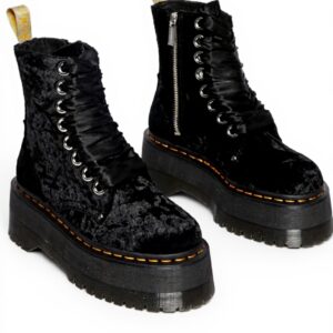 Bottes Dr Martens Vegan Jadon Max Noir femme plateforme