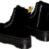 Bottes Dr Martens Vegan Jadon Max Noir femme plateforme