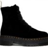 Bottes Dr Martens Vegan Jadon Max Noir femme plateforme