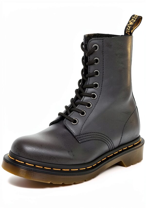 Dr Martens Pascal Spectra Patent Purple Bottes Femme Cuir