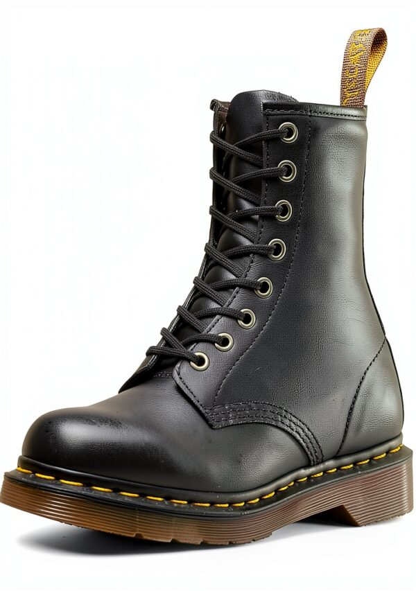 Dr Martens Vegan 1460 Bottes Mixte Adulte Noir Cuir