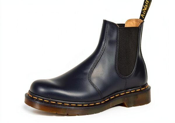 Dr Martens Homme Bottes Cuir Noir Confortable Mode