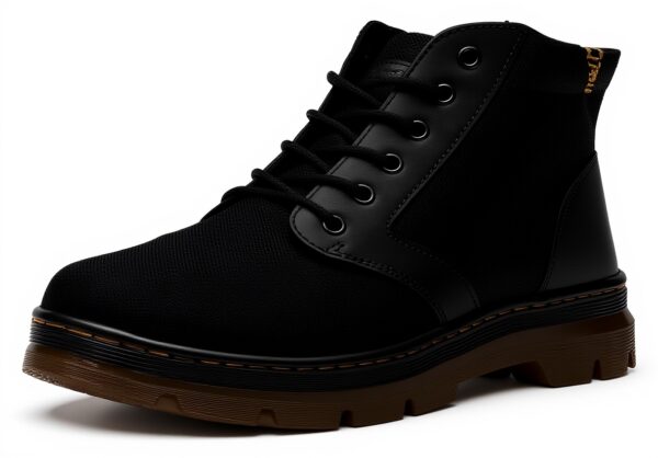 Dr Martens Bonny Bottes Homme Cuir Nylon Classiques Noir