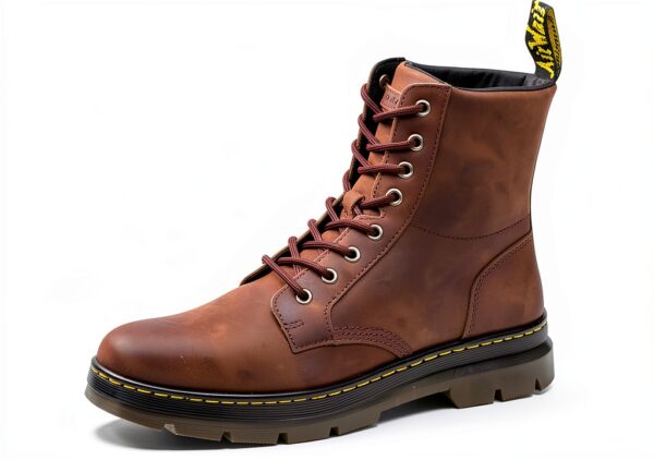Dr Martens 8 Œillets Rangers Mixte Chaussures Cuir Gaucho