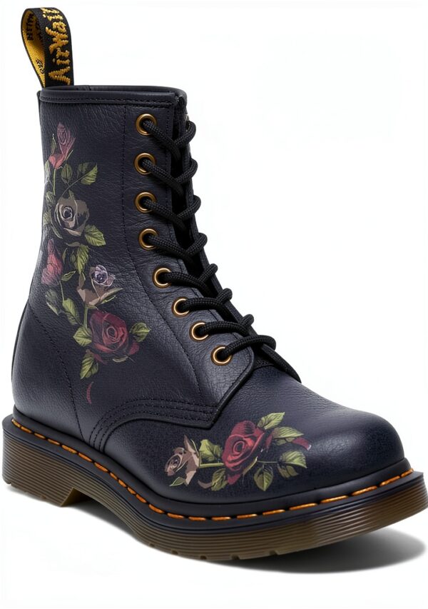 Dr Martens Bottes bovver femme cuir Nappa semelle PVC