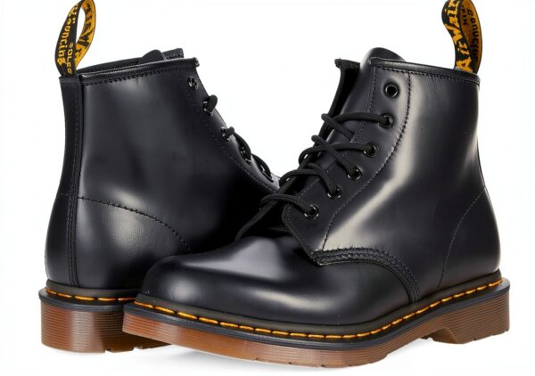 Dr Martens 101 Boots homme cuir lisse couture Goodyear